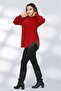 Women's Semi Chain Knitwear Sweater - 2