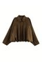 Oversize Bomber Süet Ceket - 4