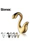 Bathroom Sink Faucet Swan Model Gold Dore Gold Color New Product Imported 7 Years Warranty Imported - 6