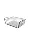 2 Pieces Stainless Metal Kangaroo Under Shelf Basket [Black] Shelf Steel Basket Hanging Shelf Organizer Basket - 8