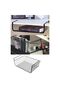 2 Pieces Stainless Metal Kangaroo Under Shelf Basket [Black] Shelf Steel Basket Hanging Shelf Organizer Basket - 6