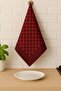 Cotton German Napkin, Kitchen Towel, Nutrition Cover Set of 4 - Checkered Stylish Design - 6