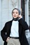 Scarf - Premium Lux Original Monogram Scarf (Silk Voile, High Quality, Lightweight, Comfortable, Stylish, Scarf) - 4