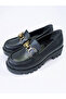 Girls' Leather Martinez School Shoes with Helmet Buckle - 7