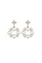 Steel Elegant Pearl Lousia Earrings - Does Not Tarnish -