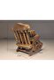 Handmade Wooden Rocking Chair Look Coaster Set (6 Pieces) - Decorative and Functional - 8