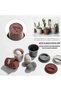 Makeup Sponge Foundation Non-Absorbent Sponge 3-Piece Set 3 Pro 3 Mini Coffee Cup Hygienic Dark - 3