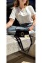Women's Gold Buckle Accessory Detailed Leather Hand and Shoulder Bag