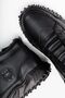 Black Daily Waterproof Sewn Guaranteed Cold-Resistant Sturdy Non-Slip Rubber Sole Men's Boots - 2