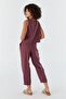 Suspender Blouse Trousers Set Dried Rose - 5