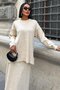 Midi Skirt Knitwear Set 10231 - 6