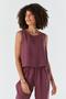 Suspender Blouse Trousers Set Dried Rose - 2