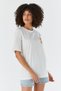 Colorful Printed Oversized T-Shirt Ecru