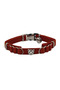 Velvet Bell Ring Cat Collar Orange - 2