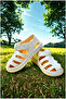 Unisex Velcro Flexible Sole Full Mid-Pedic Durable Wide Mold Children's Sports Sandals Slippers - 7