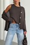 Regular Fit 2-Piece Blouse-Cardigan Knitwear Set Aw25Hi0005 - 6