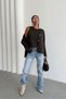 Regular Fit 2-Piece Blouse-Cardigan Knitwear Set Aw25Hi0005 - 3