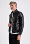 Maroquin Leather Yamal Men's Genuine Inflatable Leather Coat - 6