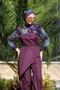 Beaded Model Allerli Design Hijab Jumpsuit Swimsuit - 3