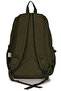 Crinkle Fabric Unisex School Backpack with Khaki Accessories - Middle School High School 1660 - 4