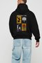 Basketball Club Back Printed Black Hoodie Oversized Hooded Sweatshirt Men Women - 3