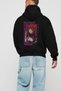 Rias Gremory 10 Anime Back Printed Black Oversize Hooded Sweatshirt Men Women - 2