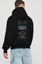 Porsche 911 Gt3 Rs 2 Back Printed Black Oversize Hooded Sweatshirt Men Women