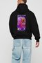 Doflamingo Anime Back Printed Black Oversized Hooded Sweatshirt for Men and Women - 3