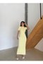 Fitted Ribbed Knitwear Dress - 8