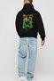 CHAINSAWMAN DENJI Anime Back Printed Black Oversize Hooded Sweatshirt Men Women - 2