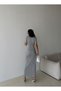 Fitted Ribbed Knitwear Dress - 4