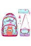 Labubu 5 Patterned Triple Girl's Elementary School School Bag Set (Bag, Thermal Lunch Bag, Pen Case)