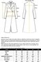 Water Repellent Long Trench Coat with Grosgrain Detail Black 6778 - 8