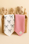 Pack of 2 100% Cotton Multi-Purpose Double-Layer Muslin Baby Blankets 80*100 cm - 2