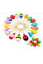 Colorful 2 Piece Wooden Maracas Set
