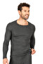 Özkan 11317 Men's Thermal Viscose Long Sleeve Bagel Collar Body Undershirt - 4
