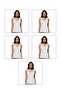 Özkan 2001 5 Pack Women's Cotton Ribbed Lace Laced Magnolia Undershirt