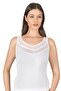 Özkan 20582 Women's Cotton Lycra Single Jersey Thick Strap Tulle Detailed Athlete