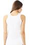Özkan 0156 Women's Ribbed Cotton Laced Self Ribbed Thick Strap Athlete - 2