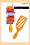 Wet Detangler Wet Hair Detangling Brush 8825 – Orange and Flexible Structure - 2