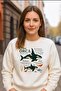 Orca Habitat Printed 3 Thread Ecru Sweatshirt (Children - Adult) - 3