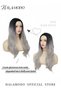 Long Straight Wig Grey - 3