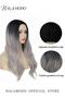 Long Straight Wig Grey - 4