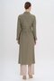 Unlined Modal Cap with Zipper Closure and Stitching Detail Khaki 6721 - 7