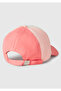 Boy's Fuchsia Color Blocked Logo Cap Hat - 2