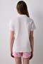 Summer Time Cotton Shirt Shorts Pajamas Set - 4