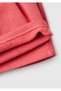 Girl's Fuchsia Benetton Logo Embroidered Waist Drawstring Shorts - 3