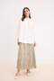 Relax Fit Seersucker Textured Long Sleeve Hijab Shirt Tunic D4145Ax25Sp - 2
