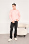 Men's Basic Long Sleeve Plain Sweatshirt - 3
