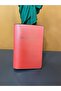 GLOSSY POMEGRANATE FLOWER GENUINE LEATHER PASSPORT CASE